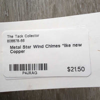 Metal Star Wind Chimes *like new
