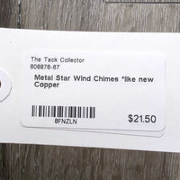Metal Star Wind Chimes *like new
