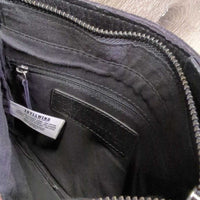 Double Fringe Leather Purse, strap *xc/like new
