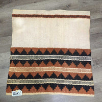 Wool Saddle Blanket *vgc, mnr hair, dirt, stains
