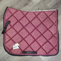 Glitter Thick Quilt Dressage Saddle Pad, piping *like new, mnr hair
