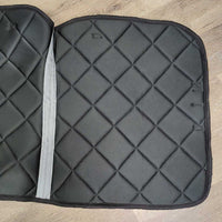 Glitter Thick Quilt Dressage Saddle Pad, piping *like new, mnr hair
