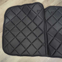 Glitter Thick Quilt Dressage Saddle Pad, piping *like new, mnr hair
