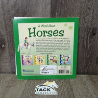 A Word about Horses Book & Poster *gc, older, edge rubs, bent corners, stains
