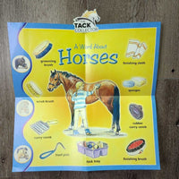 A Word about Horses Book & Poster *gc, older, edge rubs, bent corners, stains
