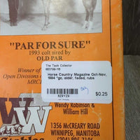 Horse Country Magazine Oct-Nov, 1994 *gc, older, faded, rubs
