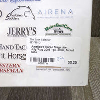America's Horse Magazine July/Aug 2005 *gc, older, faded, rubs
