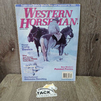 Western Horseman Magazine Jan 2002 *gc, older, faded, rubs, stains
