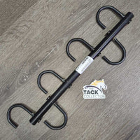 4 Prong Bridle Hook *gc, clean, scuffs, rust, tape, peeled paint
