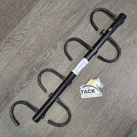 4 Prong Bridle Hook *gc, clean, scuffs, rust, tape, peeled paint
