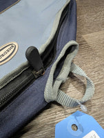 Hvy Garment Bag, zipper pockets *vgc, clean, stained edges, mnr stains, hair, threads
