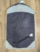 Hvy Garment Bag, zipper pockets *vgc, clean, stained edges, mnr stains, hair, threads

