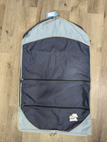 Hvy Garment Bag, zipper pockets *vgc, clean, stained edges, mnr stains, hair, threads
