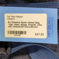 Nylon Helmet Bag *vgc, clean, snags, threads, rubs, mnr residue/dirt
