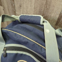 Nylon Duffel Bag, shoulder strap *vgc, clean, residue, mnr smell, frays, hair
