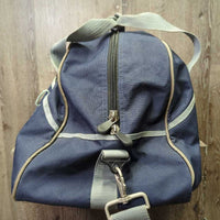 Nylon Duffel Bag, shoulder strap *vgc, clean, residue, mnr smell, frays, hair
