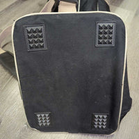Tall Padded Boot Bag, Shoulder Strap *vgc, clean, creases, thin spots, mnr hair, edge rubs & stains
