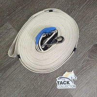 Cotton Web Lunge Line, Swivel, Loop Handle *like new/xc, clean, stains
