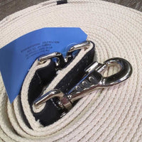 Cotton Web Lunge Line, Swivel, Loop Handle *like new/xc, clean, stains
