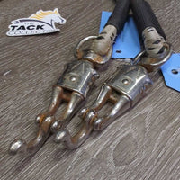 Pr Bungee Cross Ties, quick release *gc, rusted, stained, mnr dirt, snags, frays
