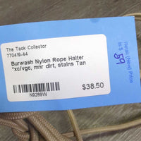 Nylon Rope Halter *xc/vgc, mnr dirt, stains
