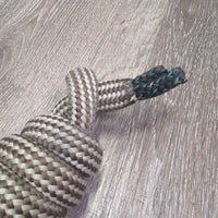 Nylon Rope Halter, quick change, lead rope *vgc/gc, mnr dirt, stains, rubs, tape, frayed end
