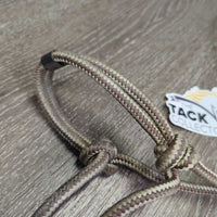 Nylon Rope Halter, quick change, lead rope *vgc/gc, mnr dirt, stains, rubs, tape, frayed end
