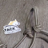 Nylon Rope Halter, quick change, lead rope *vgc/gc, mnr dirt, stains, rubs, tape, frayed end

