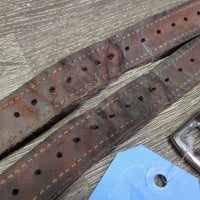 Pr Soft Wide Stirrup Leathers *vgc, dents, twists stains, rubs, edge scrapes
