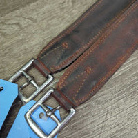 Pr Soft Wide Stirrup Leathers *vgc, dents, twists stains, rubs, edge scrapes
