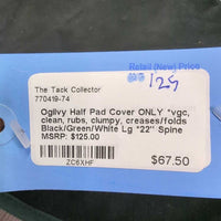Half Pad Cover ONLY *vgc, clean, rubs, clumpy, creases/folds
