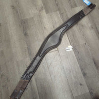 Padded Sm Belly Girth, carabiner, x2 els *vgc, clean, stiff, dry, mnr dirt, hair, residue, \creases, scuff
