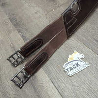 Padded Sm Belly Girth, carabiner, x2 els *vgc, clean, stiff, dry, mnr dirt, hair, residue, \creases, scuff
