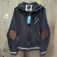 Hvy Sweatshirt Jacket, Zipper *gc, faded, clumpy
