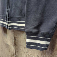 Hvy Sweatshirt Jacket, Zipper *gc, faded, clumpy
