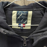 Hvy Sweatshirt Jacket, Zipper *gc, faded, clumpy
