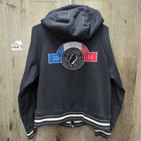 Hvy Sweatshirt Jacket, Zipper *gc, faded, clumpy
