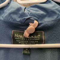 Light Rain Jacket, Mesh Lining, Zip off Hood, Zipper *gc/fair, rubs, pills, frays, snags, No wpf
