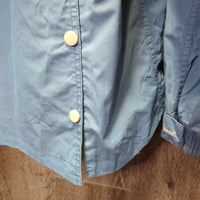 Light Rain Jacket, Mesh Lining, Zip off Hood, Zipper *gc/fair, rubs, pills, frays, snags, No wpf
