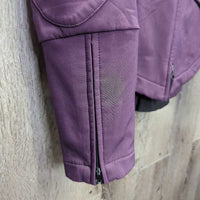 Soft Shell Fleece Lined Short Riders Jacket, Zip, Zipper Hood "Cavalia" *vgc, hairy, seam puckers
