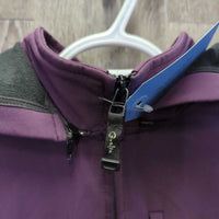 Soft Shell Fleece Lined Short Riders Jacket, Zip, Zipper Hood "Cavalia" *vgc, hairy, seam puckers
