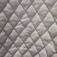 Light Quilt Jacket, Satin Lining, Zipper *gc, clean, puckers, older, v.stretched elastic drawstring

