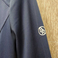 LS Show Shirt, 1/4 Zip Up, Bling *vgc/xc, mnr snags/run
