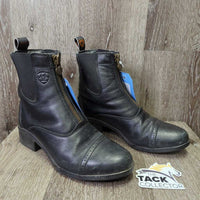Pr Zip Up Paddock Boots *vgc/gc, clean, toe scuffs, cuts, gouge, mnr fading, rubs
