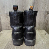 Pr Zip Up Paddock Boots *vgc/gc, clean, toe scuffs, cuts, gouge, mnr fading, rubs
