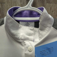 LS Show Shirt, Zipper, Buttons, Magnetic Collar *gc, loose threads & snags
