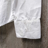 LS Show Shirt, Snaps, Snap Collar *gc, crinkled seam puckers, mnr thread, older
