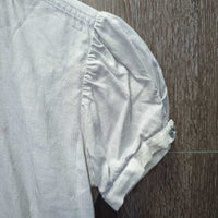 SS Show Shirt, Snaps, Bling Buttons *vgc, creaeses, mnr collar corner stains, seam puckers
