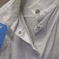 SS Show Shirt, Snaps, Bling Buttons *vgc, creaeses, mnr collar corner stains, seam puckers
