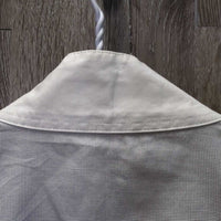 SS Show Shirt, Snaps, Bling Buttons *vgc, creaeses, mnr collar corner stains, seam puckers
